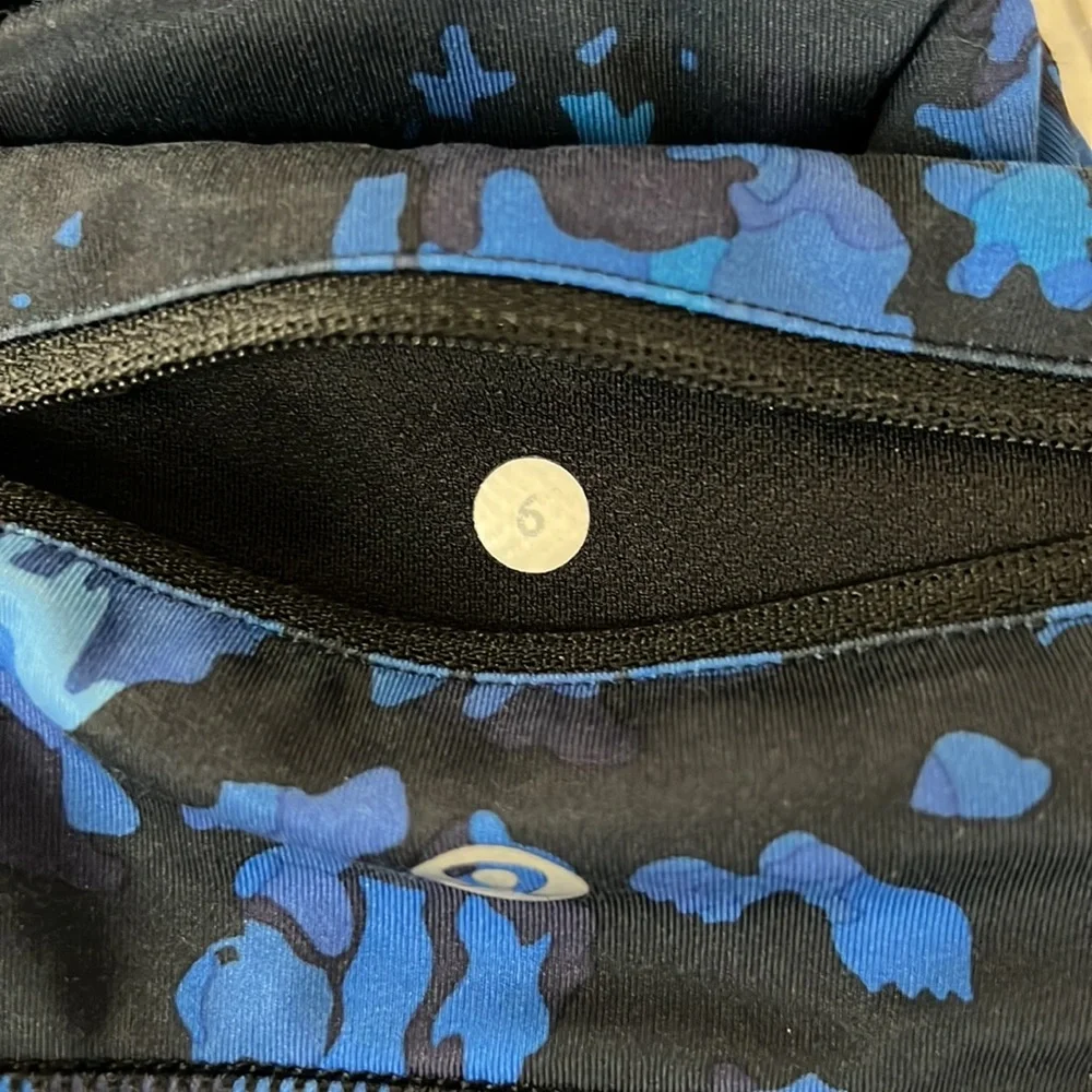 Lululemon High Rise Leggings with Leg Ruching - sz 6 - Picture 3 of 5